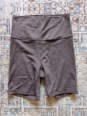 brown biker shorts